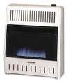 Williams Comfort Products Blue Flame Vent Free Gas Heater, NG, LP, 20000 BtuH, 19-1/4" Wx 8" L 2096513.9