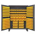 Durham Mfg Super Duty Bin Cabinet, 60 in W, 78 in H, 24" D, 198 Bins HDC60-198-95