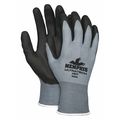 Mcr Safety HPT Coated Gloves, Palm Coverage, Black/Gray, L, PR 9699L