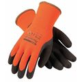 Pip Hi-Vis Cold Protection Coated Gloves, Acrylic Terry Lining, 2XL, 12PK 41-1400/XXL