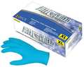 Mcr Safety Disposable Nitrile Gloves, Food Grade, Palm Thickness 4 mil, Powder-Free, 2XL, (11), Blue, 100 Pack 6015XXL