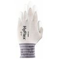 Ansell Polyurethane Coated Gloves, Palm Coverage, White, 5, PR 11-600