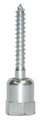 Sammys SAMMYS Vertical Rod Hanger, Steel, 1/4"-20 Size, 1" L, Steel Zinc-Climaseal, 25 PK 8137957