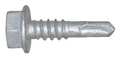 Teks Self-Drilling Screw, #10 x 3/4 in, Climaseal Steel Hex Head External Hex Drive, 500 PK 1107000