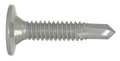 Teks Self-Drilling Screw, #10 x 1 in, Gray Spex Steel Wafer Head Phillips Drive, 500 PK 1079000