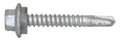 Teks Self-Drilling Screw, #12 x 1 1/2 in, Climaseal Steel Hex Head External Hex Drive, 250 PK 1428000