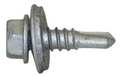 Teks Self-Drilling Screw, #12 x 3/4 in, Climaseal Steel Hex Head Hex Drive, 500 PK 1009000