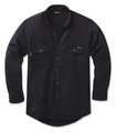 Workrite Fr Flame Resistant Collared Shirt, Navy, Nomex(R), L 2587NB LG 0L