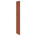 Salsbury Industries End Panel, Flat Top, D21 x H72, Cherry 33335CHE