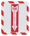 Tarifold Sign Holder, Adhesv, Fire Extinguisher, PK2 P194993FE