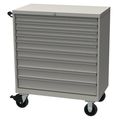 Lista Modular Drawer Cabinet, 40 1/4 in W, 47 1/2 in H, 22 1/2 in D, Light Gray XSHS0900-0903MLG