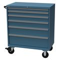 Lista Modular Drawer Cabinet, 40 1/4 in W, 47 1/2 in H, 22 1/2 in D, Classic Blue XSHS0900-0603MCB