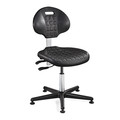 Bevco Polyurethane Cleanroom Chair, ISO 4, 15-20" Seat Ht. 7000C1-BLK