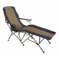 Kamp-Rite Tent Cot Folding Lounge Chair, Blue/Gray, 45-1/2inH FL145