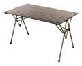 Kamp-Rite Tent Cot Kwik Set Table, Gray/Silver, 45 in. L KST024