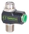 Numatics Swivel, 10-32 UNF, 5/32In Push In 0FPRN5