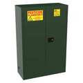 Jamco Pesticide Safety Cabinet, 45 gal., 65"H, Green FL45EP