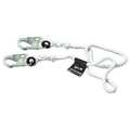 Honeywell Miller Positioning Lanyard, 20 ft., White 201RLS-2-Z7/20FTWH