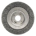 Weiler 3" Narrow Face Crimped Wire Wheel .0118" Steel 1/2"-3/8" Arbr Hole 00234