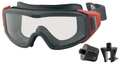 Ess Impact & Heat Resistant Safety Goggles, Clear Anti-Fog, Scratch-Resistant Lens, Firepro EX Series 740-0378