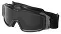 Ess Tactical Safety Goggles, Clear, Gray, Smoke Anti-Fog, Scratch-Resistant Lens, 5SY4 Series 740-0131