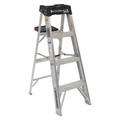 Louisville 4 ft Aluminum Stepladder, 300 lb Capacity AS3004