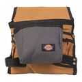 Dickies Supply Pouch, 8 Pocket, Gray/Tan, Heavy Duty Canvas, 8 Pockets 57021