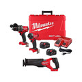 Milwaukee Tool M18 Fuel Combo Kit, 3 Bare Tools, Charger 3697-22, 2821-20