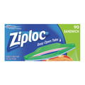 Ziploc Sandwich Bags, Clear, PK90 664545
