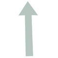 Visual Workplace Arrow Symbol, 6", White, PK20 25-1001-6-601