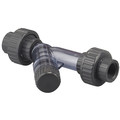 Basiks 1-1/2", Threaded, PVC, Y Strainer, PVC, 1-1/2", FKM, Threaded, 150 PSI YS53-150VT-PV