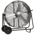 Tpi Industrial Port. Blower, 36" DIR, 120V, 1/3HP, Blk PBS 36-D