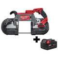 Milwaukee Tool Portable Band Saw, 18V DC, 35 3/8 in Blade Length 2729-20, 48-11-1850