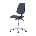 Blue Ridge Ergonomics Vin Med Ben Chair w/ Med Bk Chr Gld Nav BR-VMBCH-MB-CR-T0-A0-NF-RG-8582