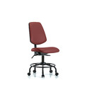 Blue Ridge Ergonomics Desk Chairs, 21" to 26" Height, No Arms, Bordeaux BR-VDHCH-MB-RT-T0-A0-RC-8532