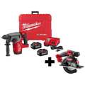 Milwaukee Tool M18 Rotary Hmr Kit and Metal Circ Saw 2912-22, 2782-20