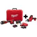 Milwaukee Tool M18 Press Tool Kit and HACKZALL, 18 V, Includes Battery 2674-22P, 2625-20