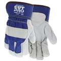 Mcr Safety Glove, Cut Resistant Leather Palm, L, PK12 1400HL