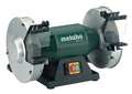Metabo Bench Grinder, 10 in Max. Wheel Dia, 1 1/2 in Max. Wheel Thickness, 36/60 Grinding Wheel Grit 619250420