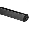 Zoro Select Rubber Edging, EPDM, 50 ft Length, Non-Adhesive Backing, 3/4 in Overall Width, Style: I ZTRIM-198