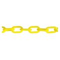 Zoro Select Plastic Chain, 2 in. x 500 ft. L, Yellow 50002-500