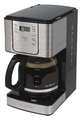 Mr. Coffee Silver Programmable 12 Cup Coffee Maker JWX31-NP