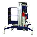 Ballymore Pushable Mobile Vertical Lift, Push-Around Drive, 300 lb Load Capacity, 6 ft 6 in Max. Work Height BMVL-30