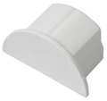 D-Line End Cap, White, ABS, Caps US/EC3015W/5/GR