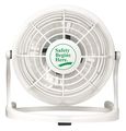 Zoro Select 3-1/2" Table & Floor Fan, Non-Oscillating, 1 Speeds, 5VDC, White, 180 Degrees Pitch Angle, USB Cord 38HX82