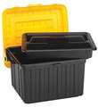 Durabilt Attached Lid Container, 23-5/8inLx19inW 0441GRBKYL.02