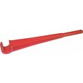 Wheeler-Rex Valve Wheel Wrench, 1 x 14-3/4 in, Red 8714