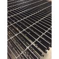 Zoro Select Bar Grating, Smooth, 120 in L, 36 in W, 1.0 in H, Black Painted Steel Finish 20250S100-C10