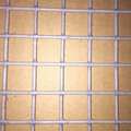 Zoro Select PVC Coated Mesh, 4 ft W, 96 in L, 0.105 in Wire Dia, Light Gray 12100ME105G-48x96