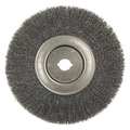 Weiler 10" Narrow Face Crimped Wire Wheel .014" Steel Fill 1" Arbor Hole 01250-12